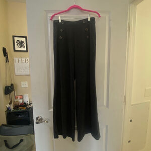 Women's UO Pants Navy and White